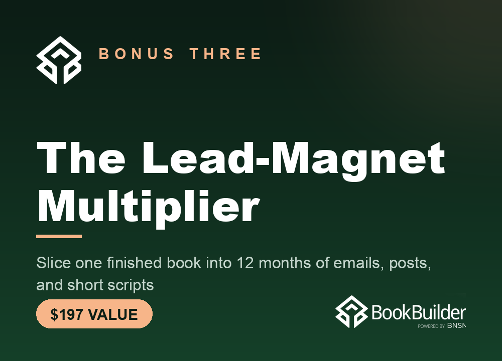 Bonus three, The Lead-Magnet Multiplier, a $197 value